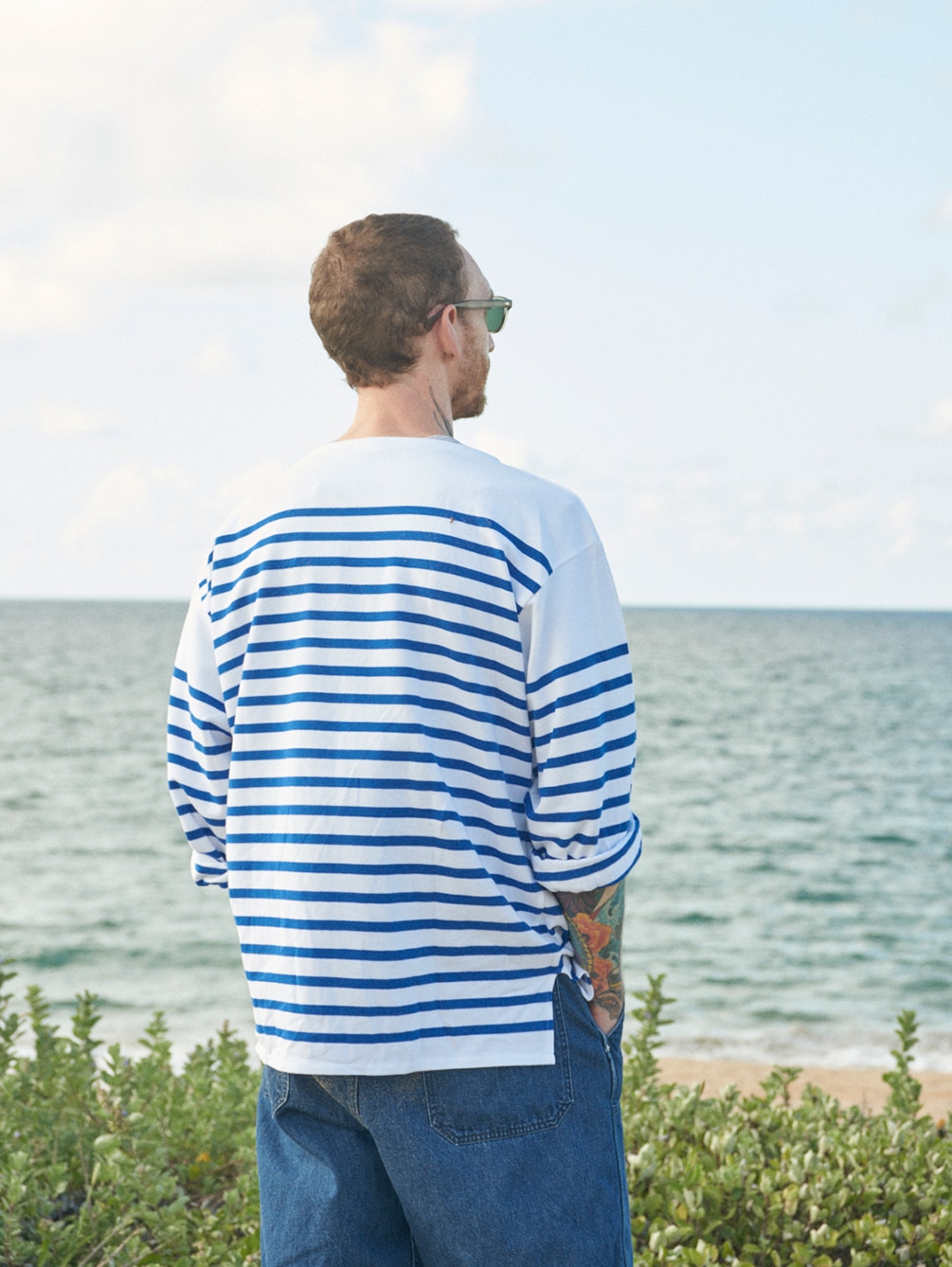 新品ORCIVAL オーバーサイズ ラッセルフレンチセーラーTシャツ サイズ7