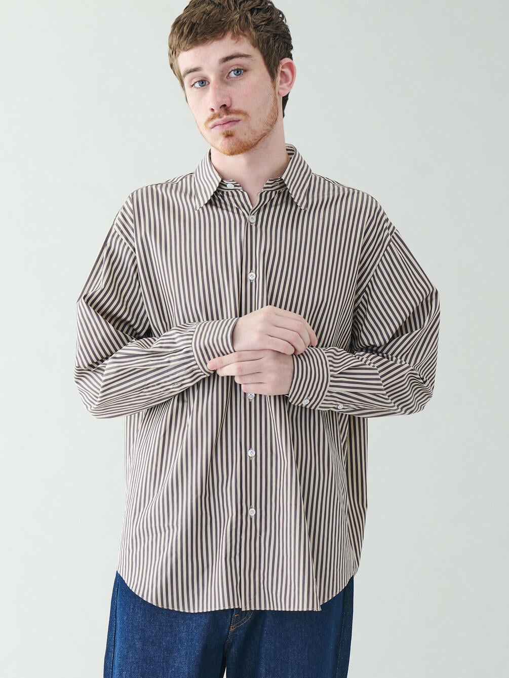 Errico Formicola | コットン マルチストライプ ドレスシャツ MEN