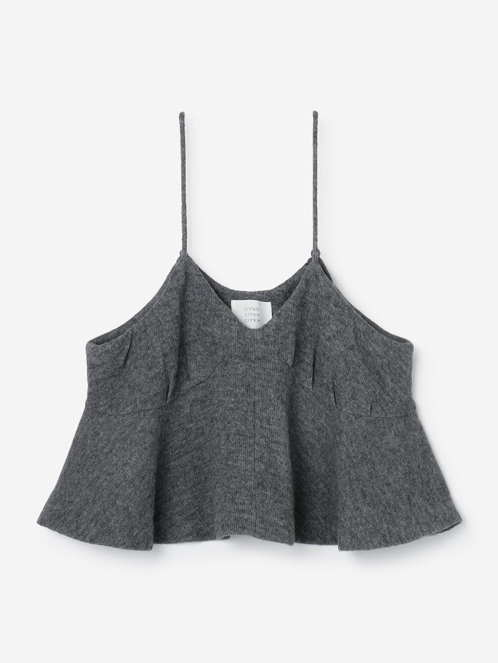 crinkle crinkle crinkle | ウールミックス ランジェリーキャミソール
