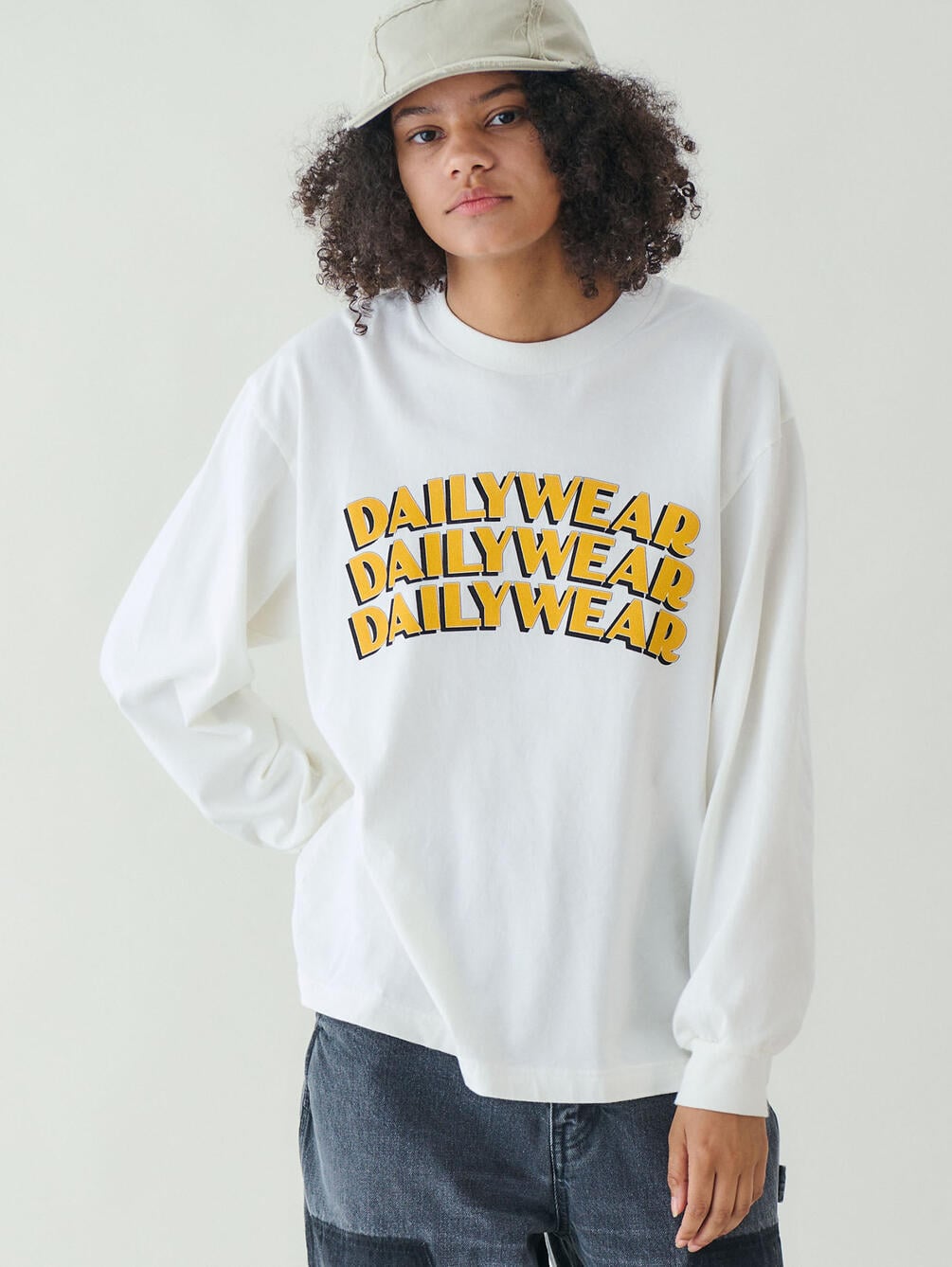 blurhmsROOTSTOCK |〈別注〉ロゴ 長袖Tシャツ WOMEN