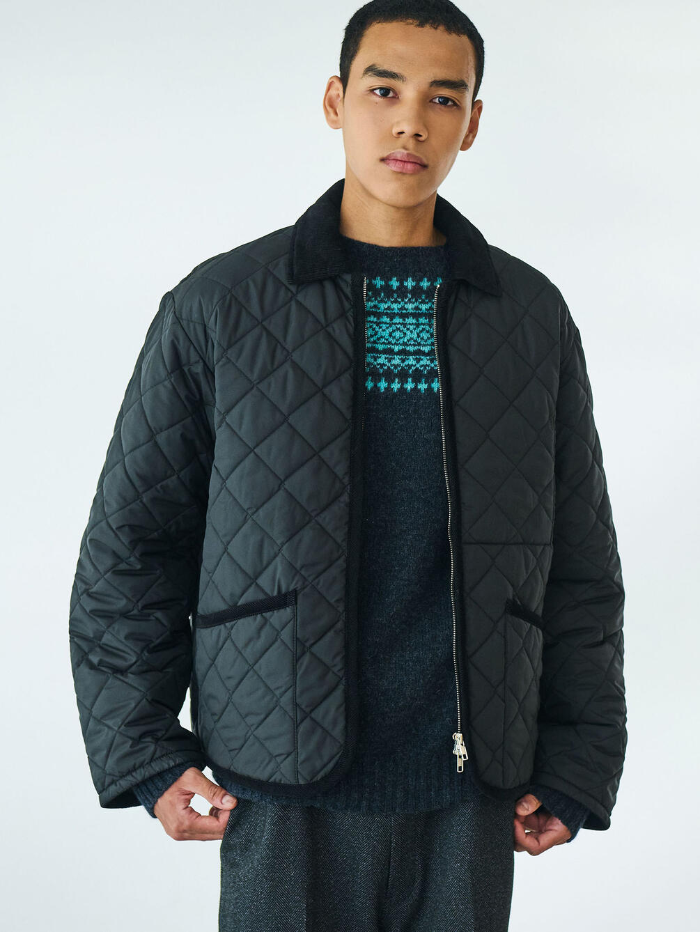 週末セール！LAVENHAM 希少‼︎ブラックキルティングジャケット LAVENHAM（ラベンハム） 並行輸入 ジャケット デンハム メンズ 20