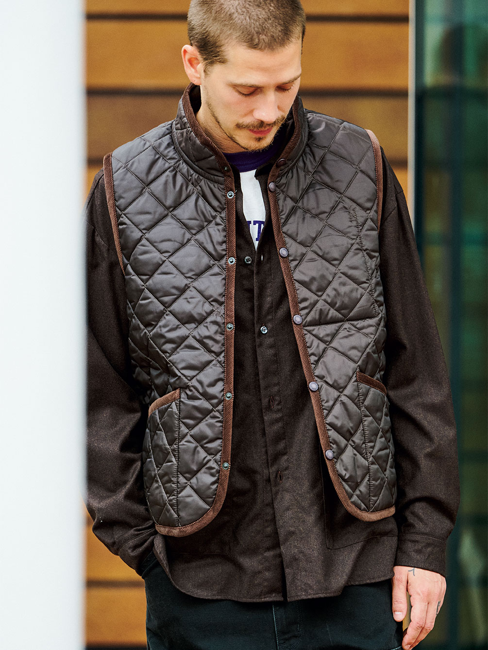 LAVENHAMキルティングベスト ネイビー LAVENHAM 【並行輸入品】ラベンハム ベスト キルティングベスト