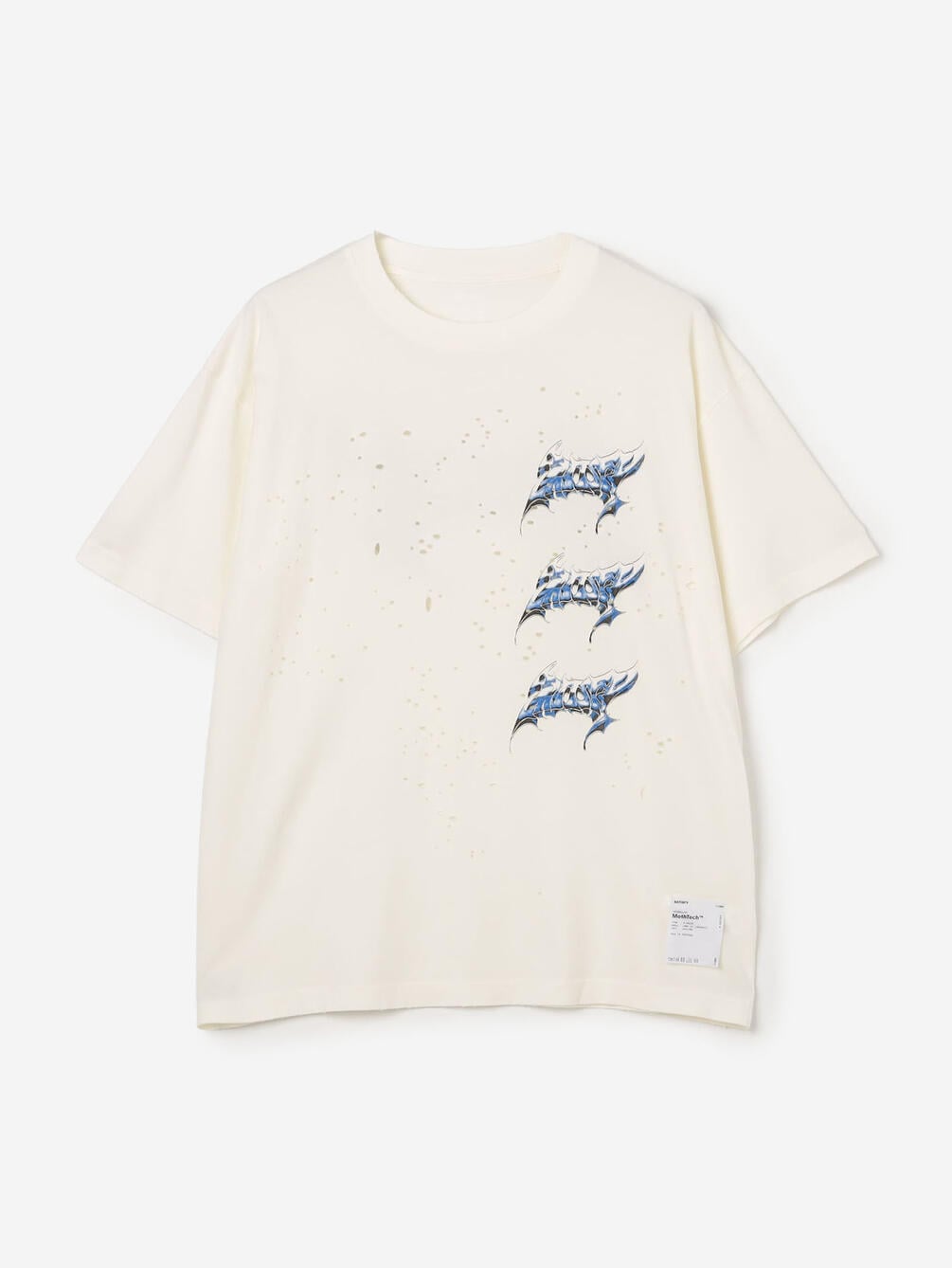 SATISFY | グラフィックロゴプリント Tシャツ Mサイズ SATISFY | グラフィックプリント Tシャツ MEN