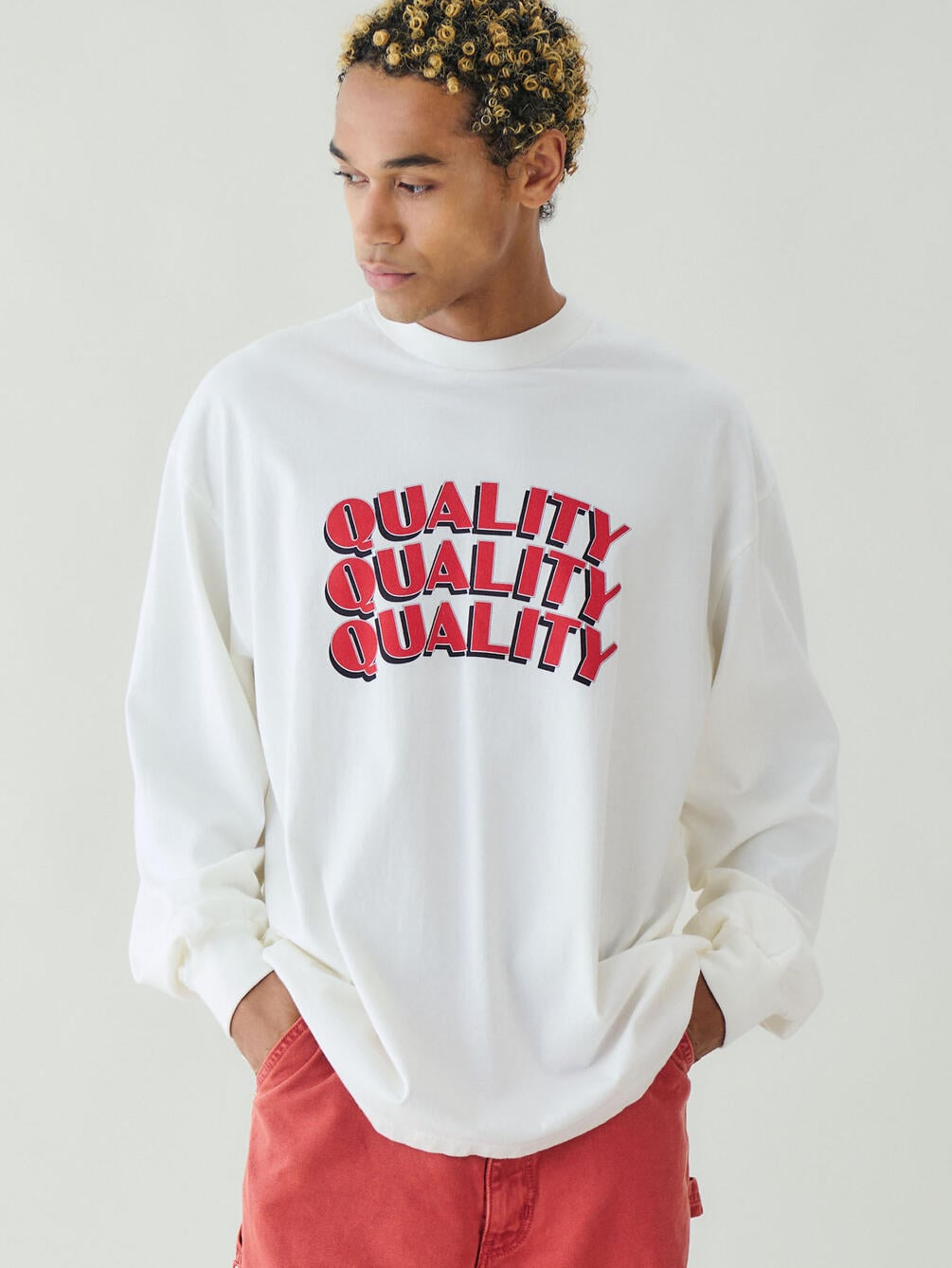 blurhmsROOTSTOCK JS別注ロンT 25SS-S/S ファッション blurhmsROOTSTOCK JS別注ロンT