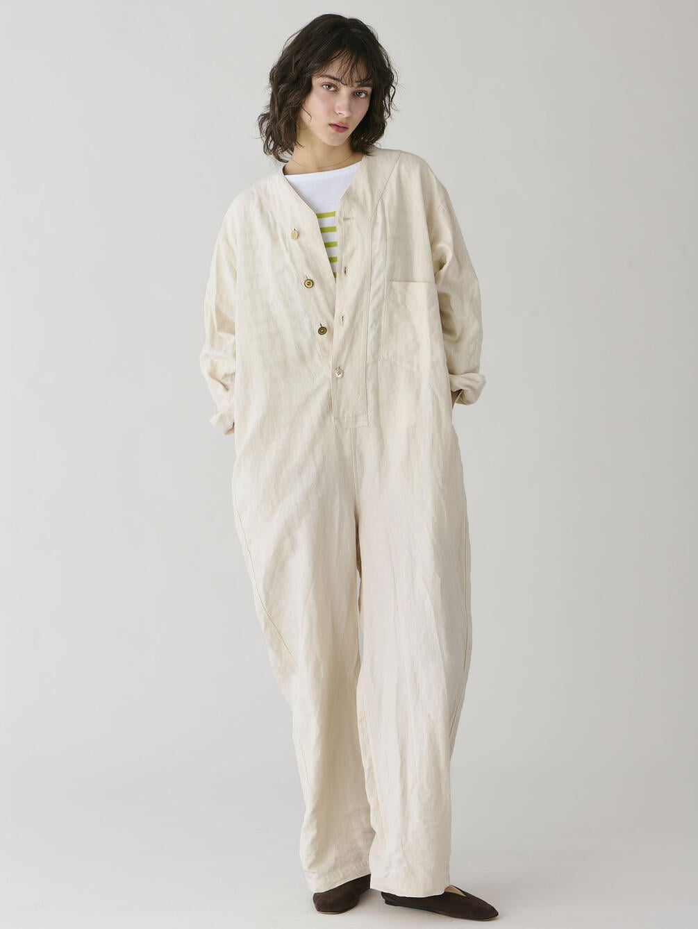 TOURNON. | リネン ジャンプスーツ WOMEN