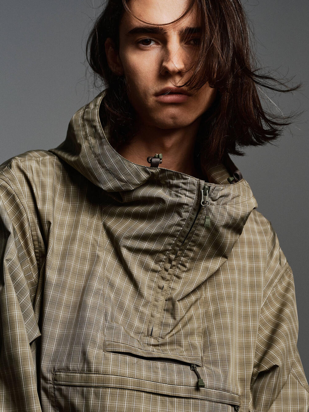 Daiwa フルジッパー フード付きウェア DAIWA PIER39 | TECH ANORAK JACKET SUMMER PLAID MEN