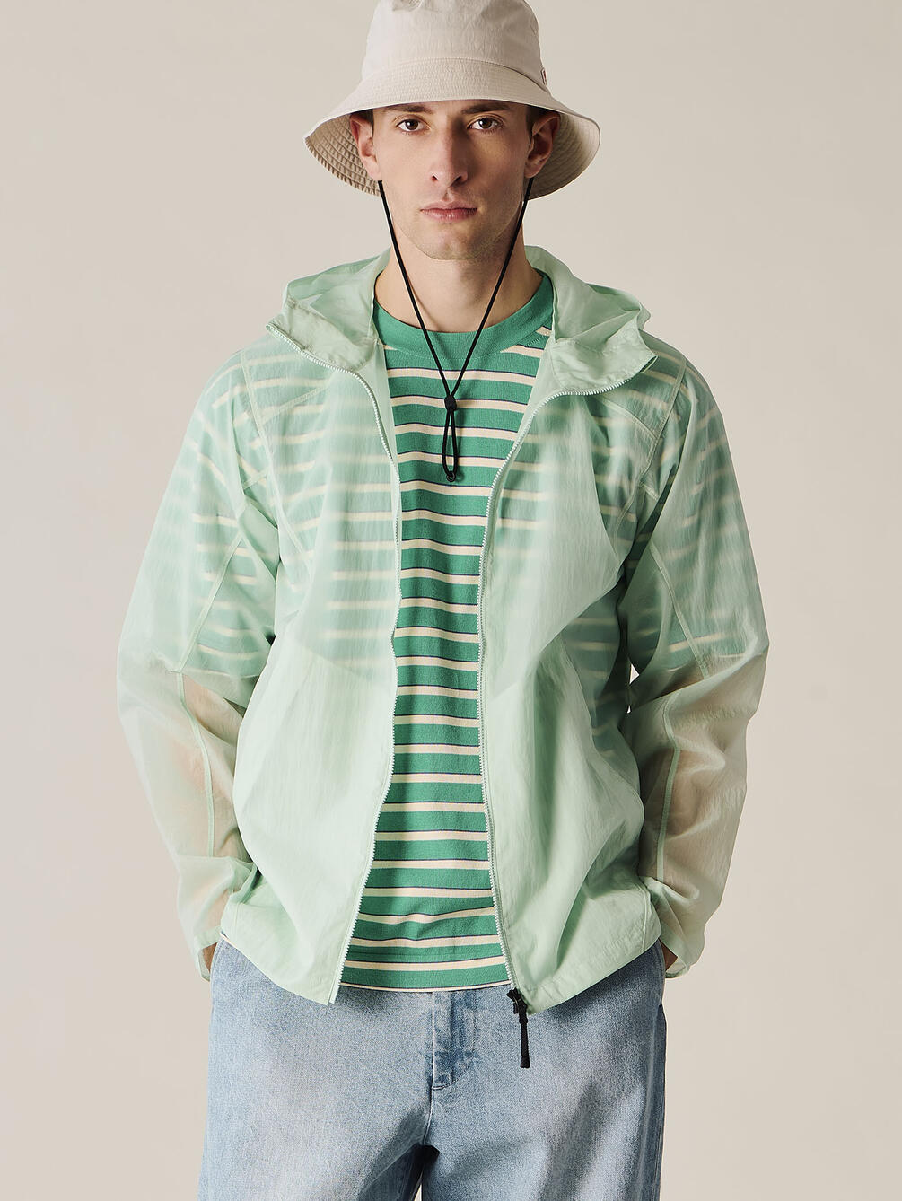 GOLDWIN ゴールドウィン ニット ポロシャツ Bshop 別注 Goldwin |〈別注〉シアーナイロン パッカブルウィンドジャケット MEN