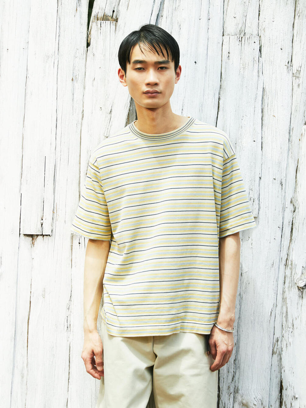 RYE TENDER | 〈別注〉半袖 クルーネックニット MEN