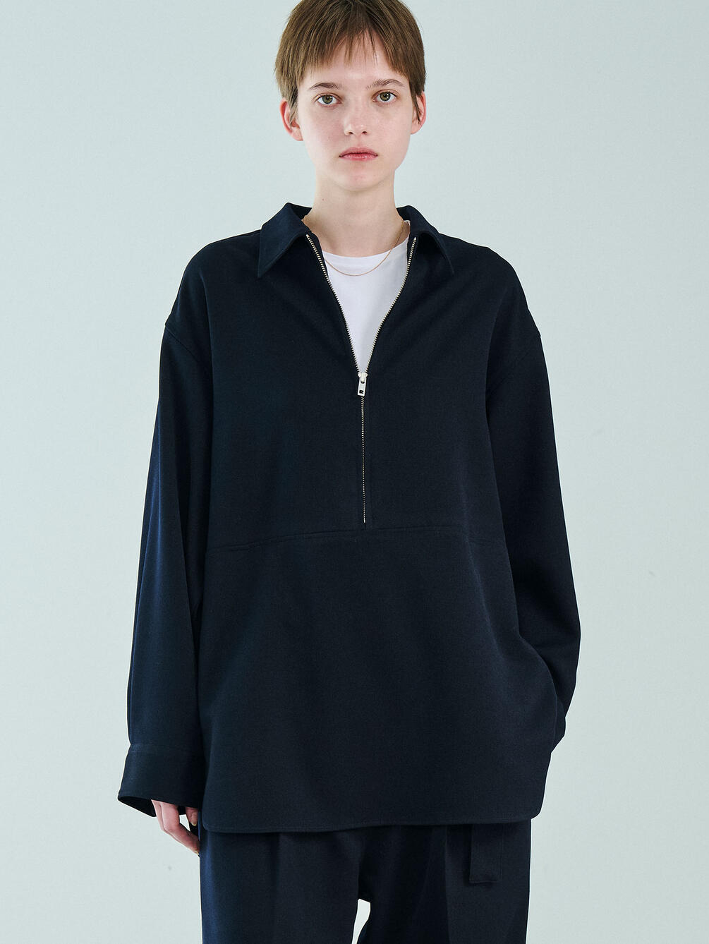 SOPHIE TALKS ABOUT THE WEATHER |〈別注〉ハーフジップ シャツ WOMEN